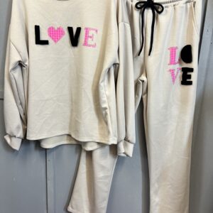 Dresy LOVE beżowe (109)