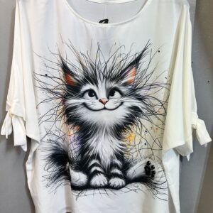 Bluzka z wesołym kotem (72)