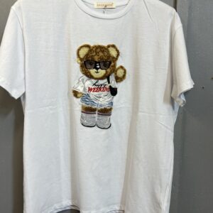 T-shirt miś okulary (80)