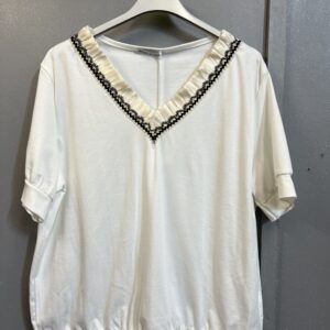 Bluzka dekolt falbana (83)