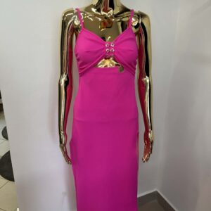 Sukienka Prążek fuksja MILLA ROSSI(200)