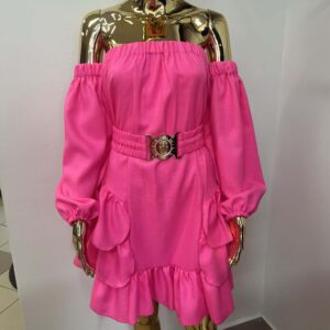 Sukienka Hiszpanka różowa(178)